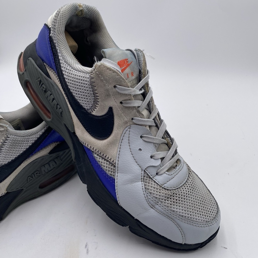 NIKE Air Max Excee MEN'S SHOES‎ Pure Platinum/Black-Iron Grey Size 10.5 Cleaned